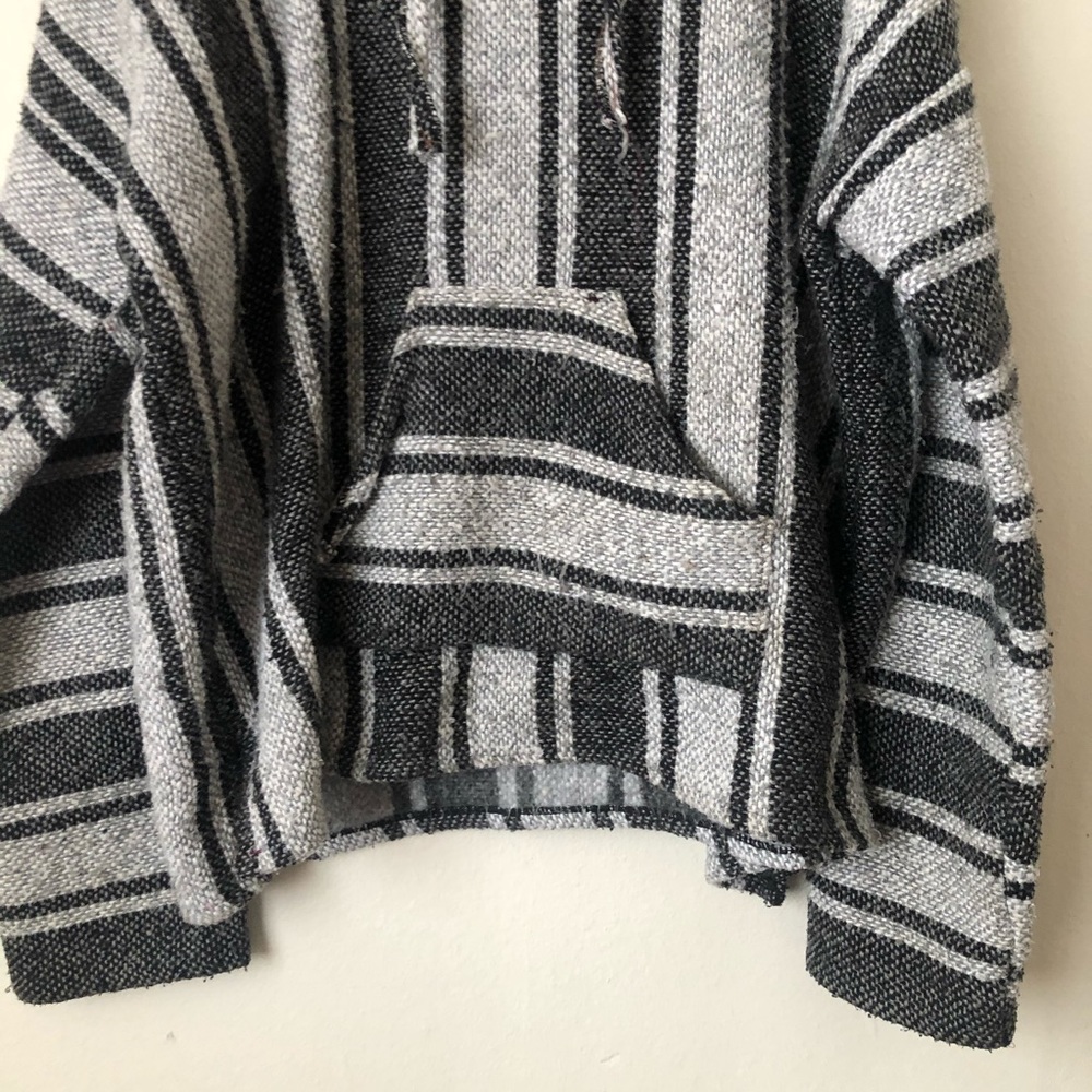 Earth Ragz Mexican Blanket Hippie Pullover Shrug - Picture 4 of 7